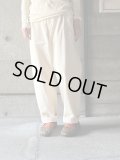atelier naruse　コットンコーデュロイパンツ【na-t05100】off white