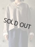 atelier naruse　シェットランドウールリネンスモック【na-f02064】brown