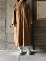 atelier naruse　コットンヘンプスタンドカラーコート【na-f04058】camel