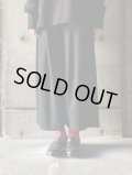 atelier naruse　ウールフラノガウチョパンツ【na-f05102】black