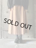 atelier naruse　ヘリンボーンツィードAラインスカート【na-h06035】orange