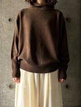 atelier naruse　ウールニットパーカー【nakt-36】brown