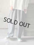 NO CONTROL AIR　グランピアンウール・ドライハードツイル モモヤマパンツ【DR_NC1904PF】Grey top
