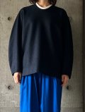  ● NO CONTROL AIR　リングウール・ニットメルトン クルーネックプルオーバー【DR_NC2301TF】Navy