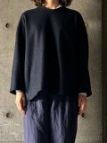 ● NO CONTROL AIR　リングウール・ニットメルトン オーバーサイズプルオーバー【DR_NC2302TF】Navy