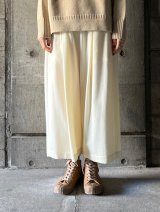 【SALE20%OFF】 atelier naruse　ウールフラノガウチョパンツ【na-f05102】off white