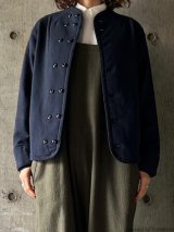 【SALE20%OFF】tannossa　ダブル釦スウェットジャケット【TC-0343】NAVY