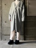  ● TISSU　セントラル裏毛イージーガウン【TS203CT072】TOPグレー