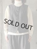 atelier naruse　リネンベスト【na-f04062】チャコール