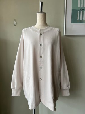 画像1: CLOSELY　round-neck blouson【CLO384】SWT(snow-white)