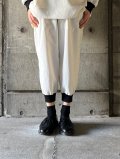  ◯ NO CONTROL AIR　マカロニポリエステル・タッサー リブパンツ【LE_NC0205PF】Off White