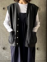 CLOSELY　V-neck vest【CLO380】charcoal