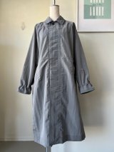 FIRMUM　モノフィラメントナイロン・リップストック ステンカラーコート【LE_FR0501CT】MOSS GREY