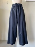  ◯ FIRMUM　ラミー＆ソロテックス・マットトロピカル ストレートパンツ【LE_FR0104PF】NAVY