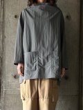  ◯ FIRMUM　モノフィラメントナイロン・リップストック ボトルネックプルオーバー【LE_FR0504PO】MOSS GREY