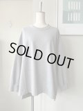 FIRMUM　強撚コットンヘビー天竺スケーターロンT【LE_FR1806TF】GREY TOP