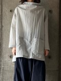  ◯ FIRMUM　モノフィラメントナイロン・リップストック ボトルネックプルオーバー【LE_FR0504PO】CLOUD
