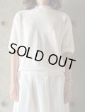 CLOSELY　mock-neck half-sleeve P/O【CLO394】OWH(off-white)