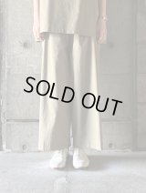 FIRMUM　ラミー＆ソロテックス・マットトロピカル ストレートパンツ【LE_FR0104PF】SAFARI BEIGE