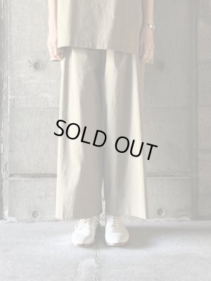 画像1: FIRMUM　ラミー＆ソロテックス・マットトロピカル ストレートパンツ【LE_FR0104PF】SAFARI BEIGE
