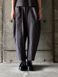 【SALE20%OFF】atelier naruse　コットンリネンサルエルパンツ【na-f05109】moku-gray