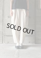 【SALE20%OFF】atelier naruse　コットンリネンサルエルパンツ【na-f05109】kinari 