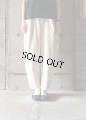 画像1: atelier naruse　コットンリネンサルエルパンツ【na-f05109】kinari 