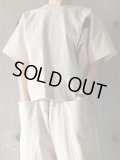 atelier naruse　コットンリネンスモックブラウス 〜チューリップ〜【na-h02076】kinari