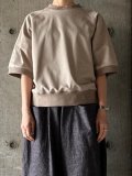 【SALE20%OFF】atelier naruse　オーガニックコットン半袖スウェットシャツ【na-s07088】beige