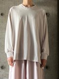  ◯ FIRMUM　強撚コットンヘビー天竺スケーターロンT【LE_FR1806TF】SILVER
