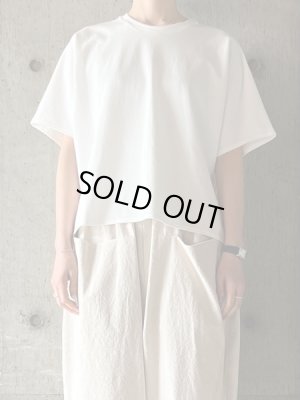 画像1: nooy　ケープtee【NTS25S03】white