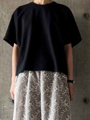 画像1: nooy　ケープtee【NTS25S03】black