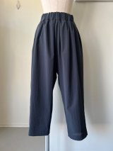 NO CONTROL AIR　エアベント・メッシュタフタ ギャザーテーパードパンツ【LE_NC1004PF】Black