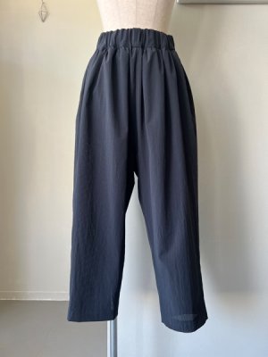 画像1: NO CONTROL AIR　エアベント・メッシュタフタ ギャザーテーパードパンツ【LE_NC1004PF】Black