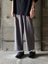 NO CONTROL AIR　エアベント・メッシュタフタ ギャザーテーパードパンツ【LE_NC1004PF】Stone Grey