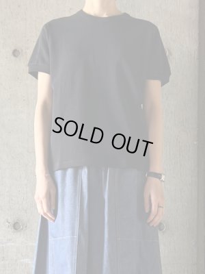 画像1: 【SALE20%OFF】CLOSELY　epaulet-sleeve tee【CLO396】BIK(black-ink)
