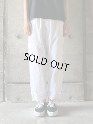 画像1: 【SALE20%OFF】 DU TANGO　サイクリングドロストパンツ【DP-0651】WHITE