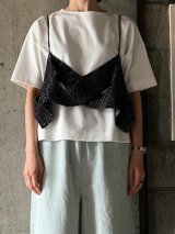 SNEEUW　カット&ツイストキャミソール【snw31-22】black