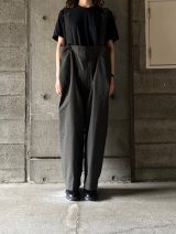 FIRMUM　ストライプシアサッカー チムニーパンツ【LE_FR1405PF】OLIVE