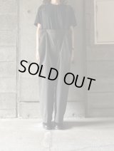 FIRMUM　ストライプシアサッカー チムニーパンツ【LE_FR1405PF】OLIVE
