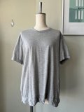  ◯ NO CONTROL AIR　120/2王妃綿・天竺 4分袖プルオーバー【LE_NC1807T4】Light Grey top