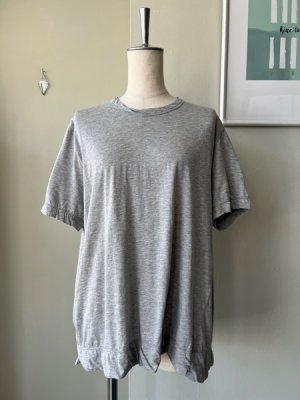 画像1: NO CONTROL AIR　120/2王妃綿・天竺 4分袖プルオーバー【LE_NC1807T4】Light Grey top