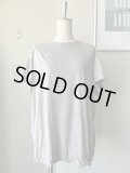 NO CONTROL AIR　120/2王妃綿・天竺 3分袖プルオーバー【LE_NC1808T3】Light Grey top