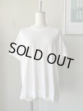 NO CONTROL AIR　120/2王妃綿・天竺 3分袖プルオーバー【LE_NC1808T3】Off White