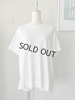 画像1: NO CONTROL AIR　120/2王妃綿・天竺 3分袖プルオーバー【LE_NC1808T3】Off White