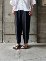  NO CONTROL AIR　強撚ポリエステル・ストレッチポプリン 三日月パンツ【LE_NC0610PF】Black