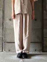 GALERIE TISSU　オーガニックリネンツイル タックイージーPT【GT252PT006】ベージュ