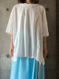 TISSU　接触冷感マルチエフェクトコンボ ワイドTシャツ 【TS252CT075】シロ×シロ