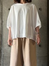 NO CONTROL AIR　コットンポーラル天竺菱形ドルマンスリーブプルオーバー【LE_NC1203T5】Off White