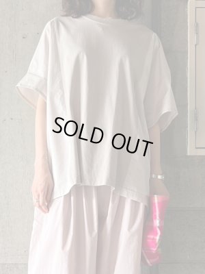 画像1: TISSU　接触冷感マルチエフェクトコンボ ワイドTシャツ 【TS252CT075】グレージュ ×グレージュ